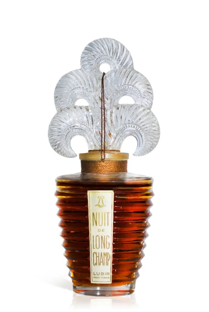 ancien flacon parfum Nuit de Longchamp LUBIN