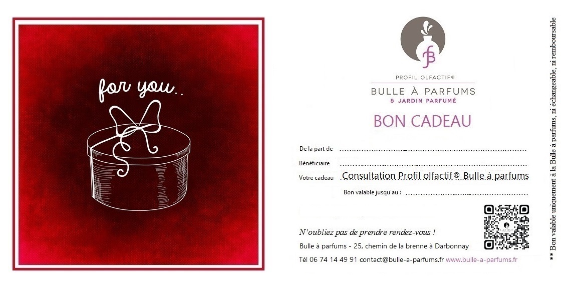 offrir un bon cadeau Profil olfactif st valentin
