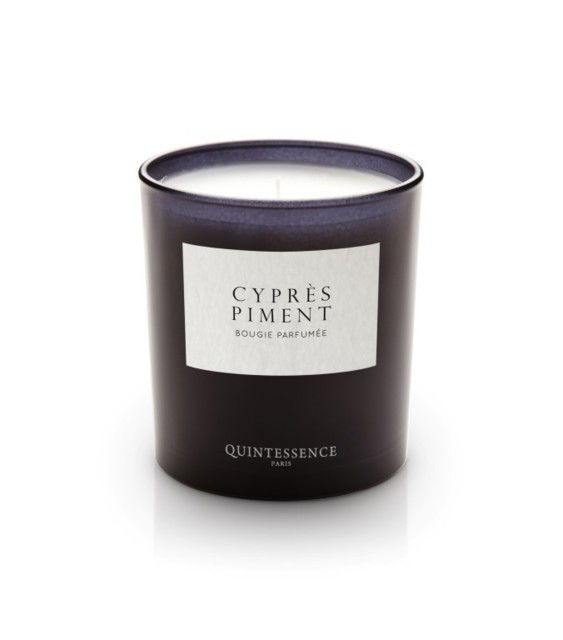 BOUGIES QUINTESSENCE PARIS Cyprès piment QUINTESSENCE